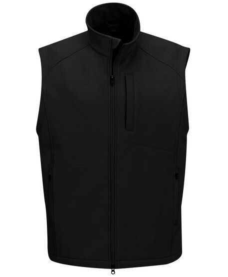 Propper Icon Softshell Vest in black, front view